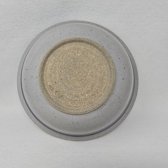 Handmade Pottery Bowl Cat Design Artisan Stoneware Unknown Mark - Picture 5 of 11